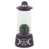 Suport conuri parfumate cu flux invers - cazan cu LED-uri